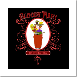 Vintage Bloody Mary 3 Times Posters and Art